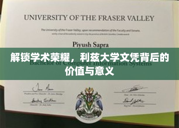 揭秘利兹大学文凭背后的价值与意义