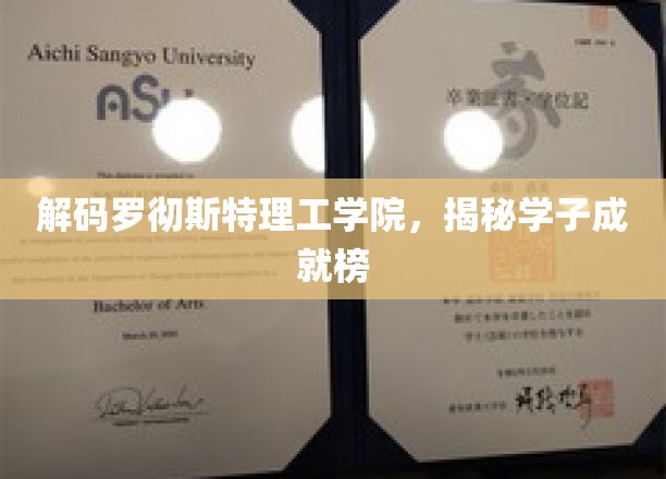 解码罗彻斯特理工学院，揭秘学子成就榜