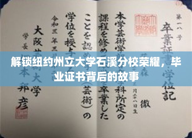 揭开石溪荣耀面纱，揭秘纽约州立大学毕业证书的传奇之旅