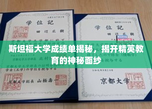 斯坦福大学成绩单背后，一窥精英教育真实面貌