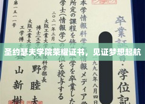 梦想启航的荣耀见证，圣约瑟夫学院荣誉证书揭晓时刻