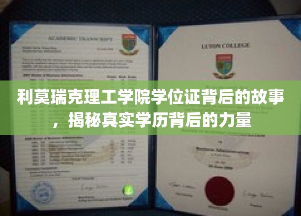揭开利莫瑞克理工学院学位证之谜，探寻学历背后的真实力量