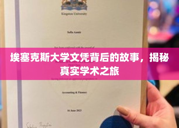 埃塞克斯大学文凭背后的故事，揭秘真实学术之旅