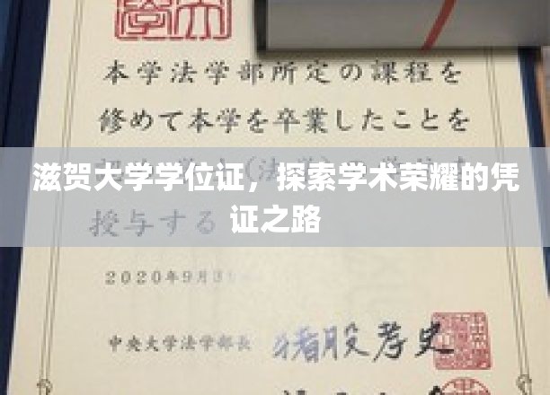 滋贺大学学位证背后的荣耀轨迹，一纸证书的学术传奇