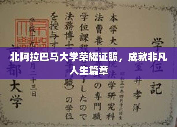 北阿拉巴马大学荣耀见证，谱写非凡人生辉煌篇章