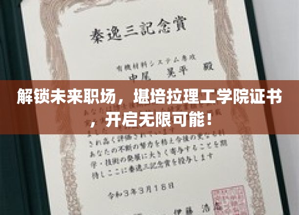 职场新航标，堪培拉理工学院证书，助你驾驭未来挑战