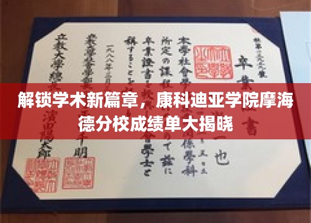 康科迪亚摩海德分校成绩斐然，开启学术新里程