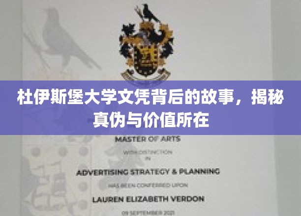 杜伊斯堡大学文凭之谜，探寻其真伪与教育价值