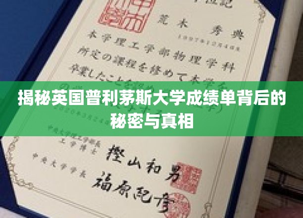 揭秘英国普利茅斯大学成绩单背后的秘密与真相
