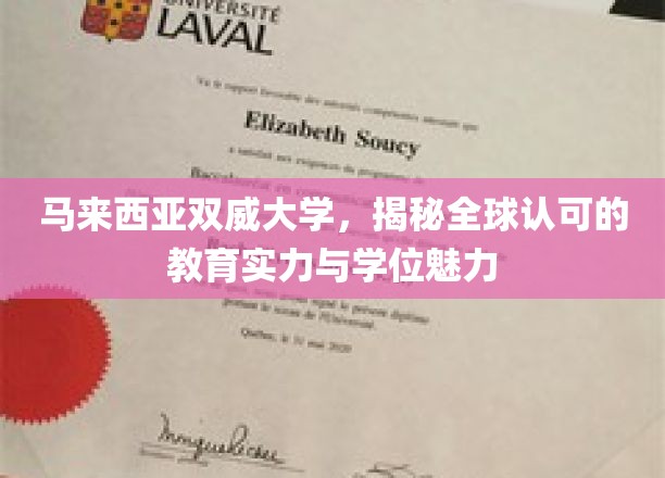 马来西亚双威大学，探索国际认可的卓越教育之旅