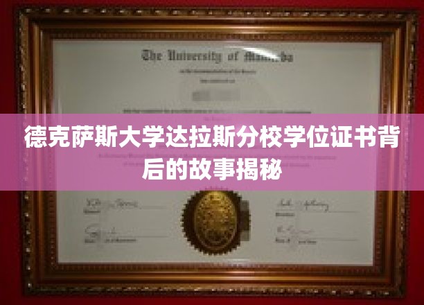 德克萨斯大学达拉斯分校学位证书背后的故事揭秘