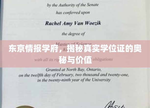 东京情报学府，揭秘真实学位证的奥秘与价值