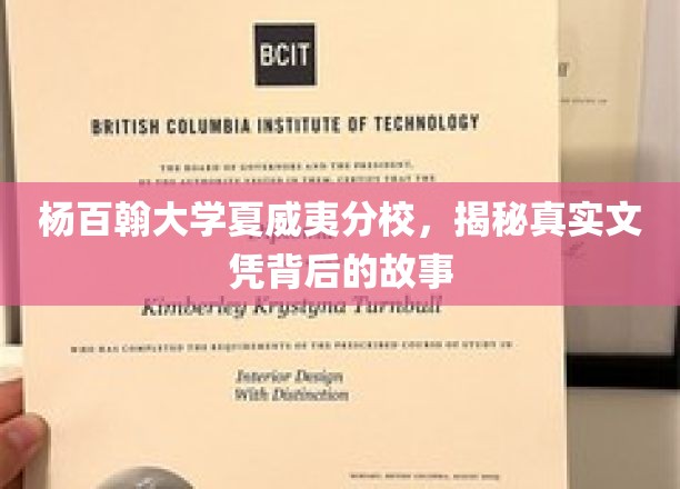 揭开杨百翰大学夏威夷分校文凭的神秘面纱，不为人知的真实历程