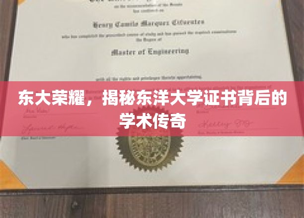 东大荣耀，探寻东洋大学证书背后的学术传奇
