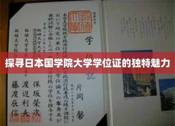 揭秘日本国学院大学学位证的独到风情