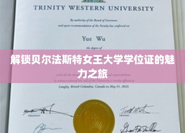 探寻贝尔法斯特女王大学学位证的荣耀密码