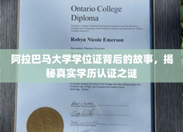 阿拉巴马大学学位证背后的故事，揭秘真实学历认证之谜
