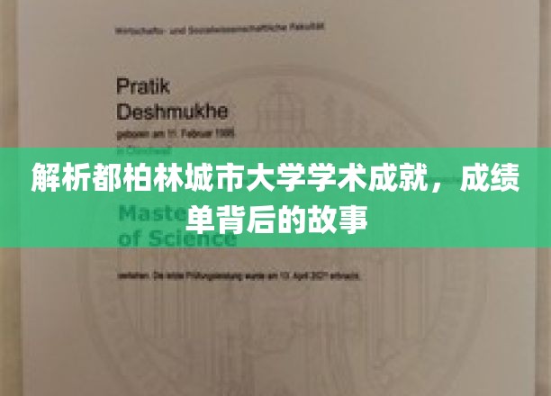 解析都柏林城市大学学术成就，成绩单背后的故事