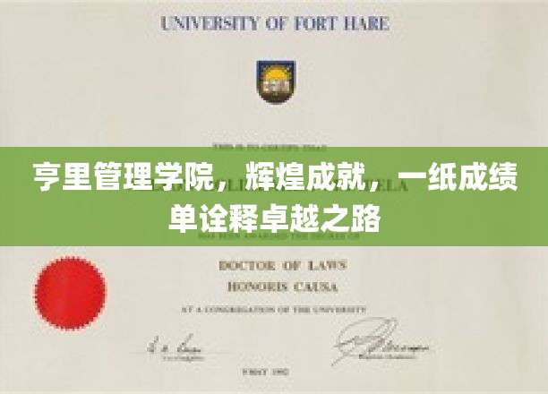 亨里管理学院，辉煌成绩单见证卓越人才培养之旅