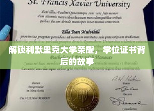 探索利默里克大学荣耀，学位证书背后的故事