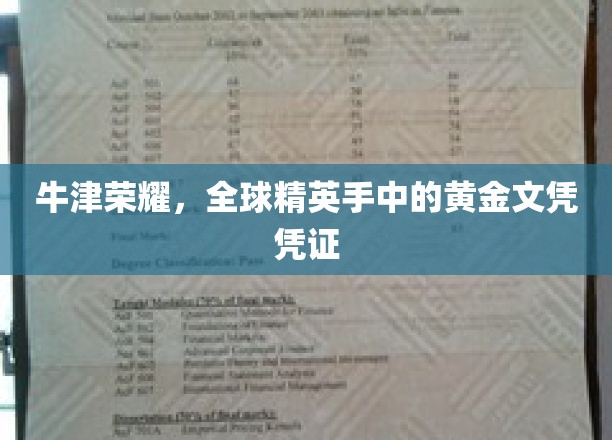 牛津荣耀，握于全球精英的黄金学历名片