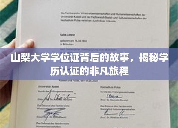 山梨大学学位证背后的故事，揭秘学历认证的非凡旅程