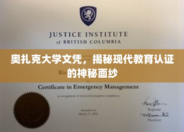 奥扎克大学文凭，揭开现代教育认证的神秘面纱