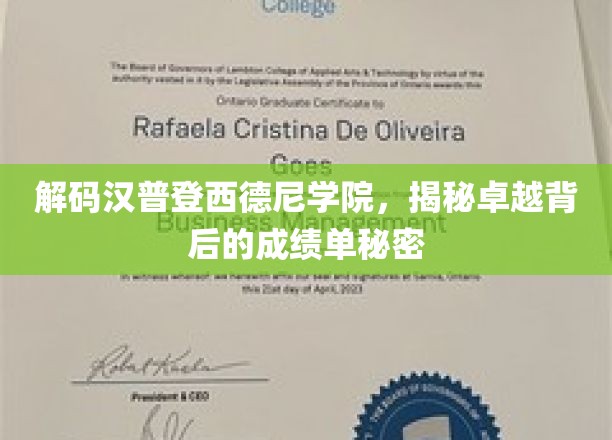 揭开汉普登西德尼学院卓越背后的神秘学力密码