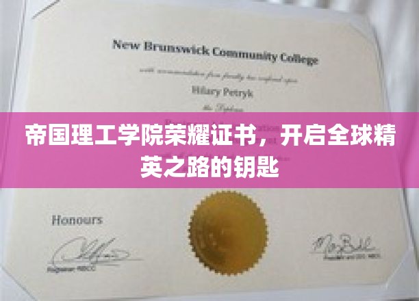 帝国理工学院荣耀通行证，解锁世界精英梦想之门