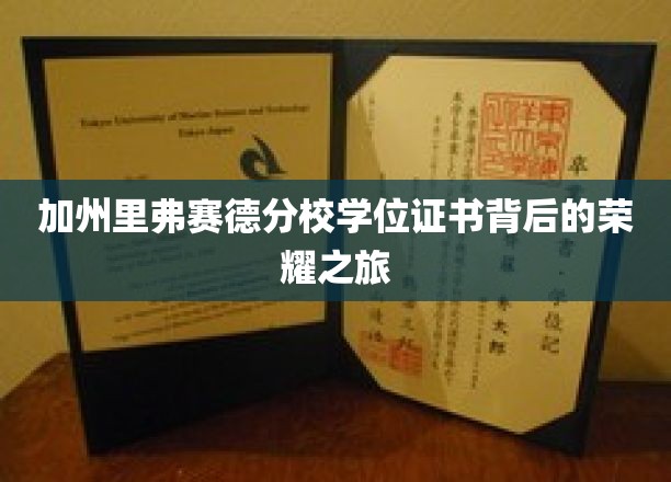 探寻加州里弗赛德分校学位证书背后的璀璨传奇
