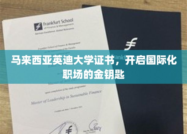 马来西亚英迪大学，解锁国际职场梦想的黄金通行证