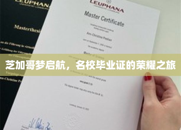 芝加哥梦启航，名校毕业证的荣耀之旅
