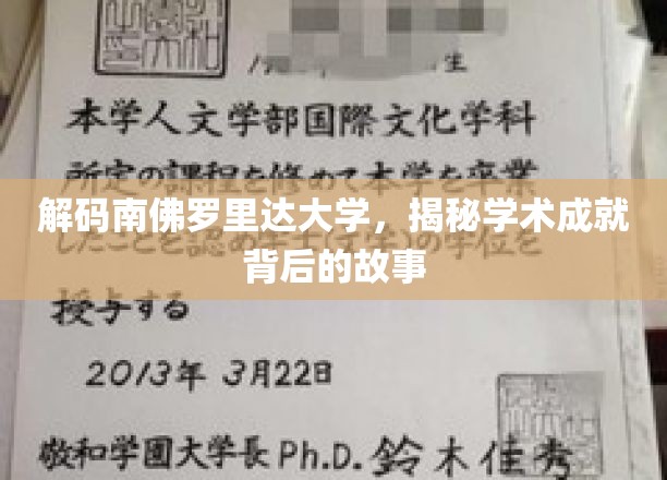 探寻南佛罗里达大学辉煌成就背后的秘密篇章