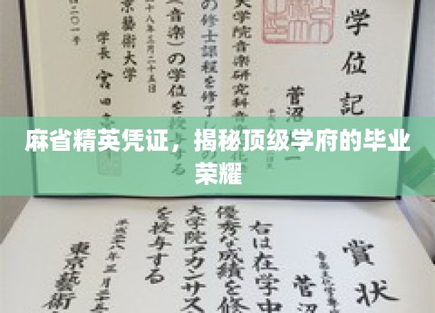 解锁麻省精英学府，探寻毕业荣耀的秘密之门