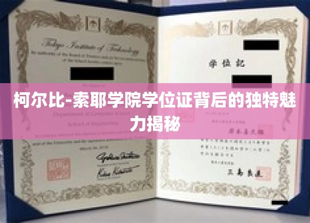 柯尔比-索耶学院学位证，探寻非凡背后的荣耀密码