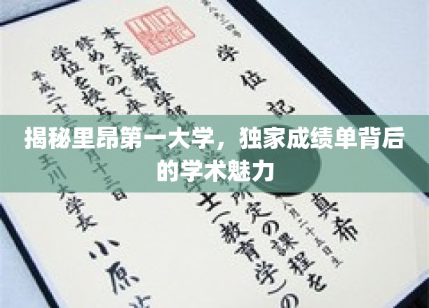 探索里昂第一大学，独家成绩单背后的学术魅力