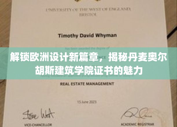 解锁欧洲设计新篇章，揭秘丹麦奥尔胡斯建筑学院证书的魅力