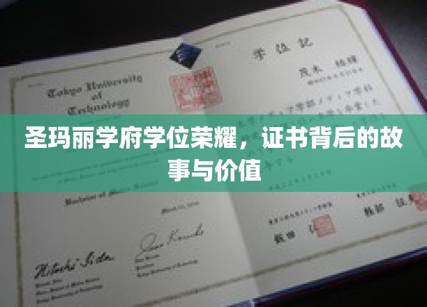 圣玛丽学府学位荣耀，证书背后的故事与价值