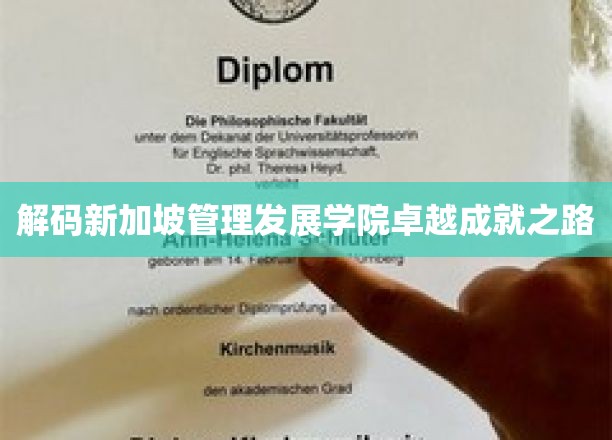 解码新加坡管理发展学院卓越成就之路