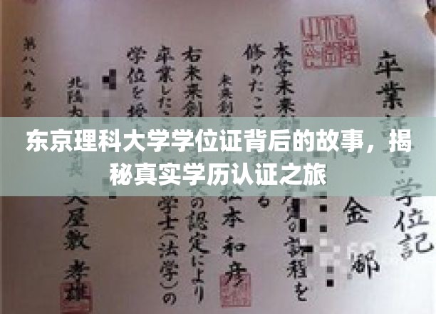 探秘东京理科大学，学位证背后的学历认证传奇