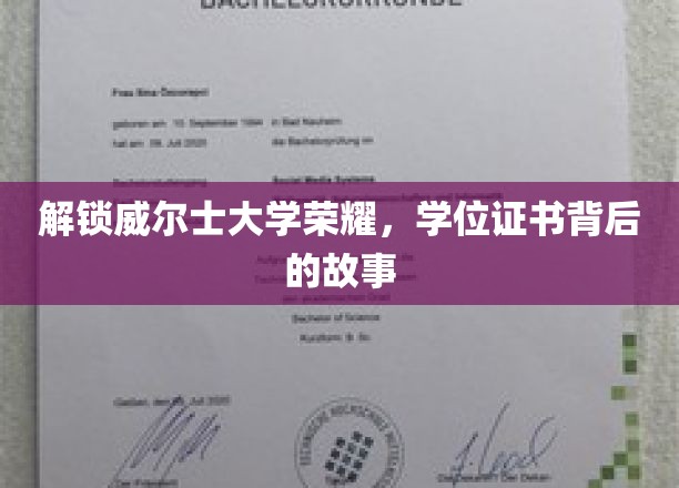 威尔士大学辉煌背后，学位证书背后的不为人知传奇