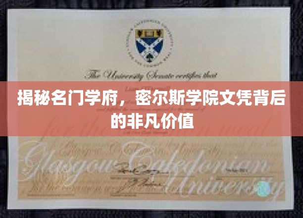 探寻名校光环，密尔斯学院文凭背后的无限魅力