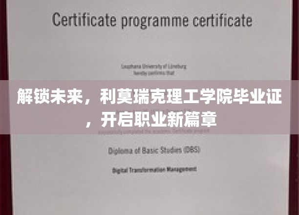 利莫瑞克荣耀启航，毕业证助你驾驭职场新天地