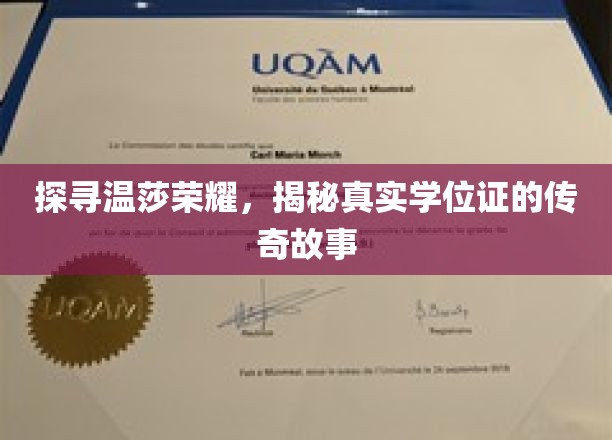 探寻温莎荣耀，揭秘真实学位证的传奇故事