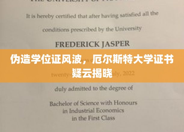 学历造假疑云，厄尔斯特大学证书之谜浮出水面