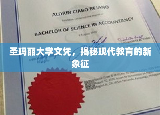 圣玛丽文凭新风尚，引领现代教育潮流的象征解析