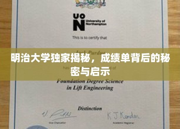 明治大学成绩单，揭开学术成就的神秘面纱