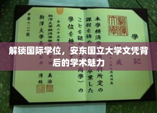 跨国学历之旅，揭秘安东国立大学文凭的学术奥秘