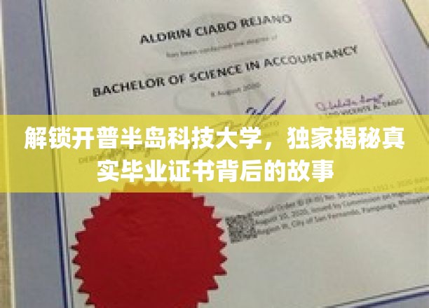 探秘开普半岛科技大学，毕业证书背后的传奇与真相
