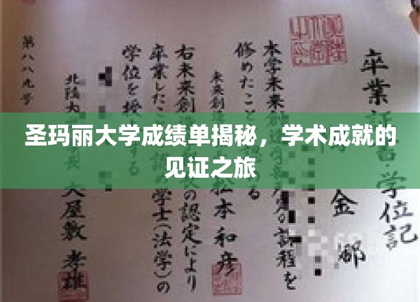 圣玛丽大学成绩单深度解析，探索学术成就之旅